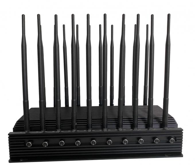 Einstellbarer 5G 20Band WLAN-Signalstörgerät Mobiltelefon GPS UHF VHF 0